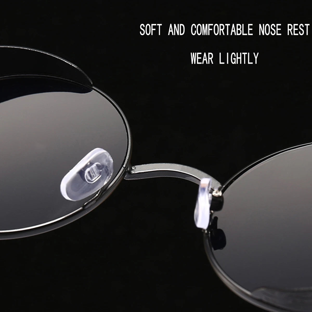 Retro Punk Sunglasses round Reflective Glasses Sunglasses for Men and Women