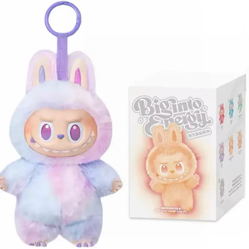 2025 New Quality Macaron For Labubu The Monsters Big Into Energy Series Blind Box Vinyl Face Plush Pendant Gradient Color Gifts