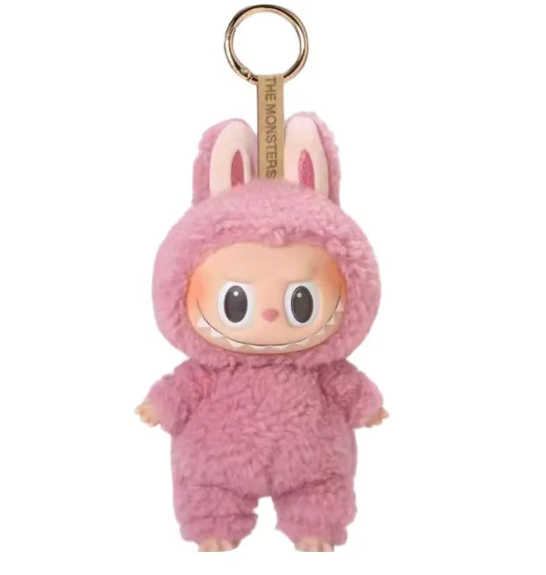 Anime Figure Kawaii For Labubu Blind Box Have A Seat Series PVC Pendant Doll Model Toy  Monster Keychain Kids Birthday Gifts