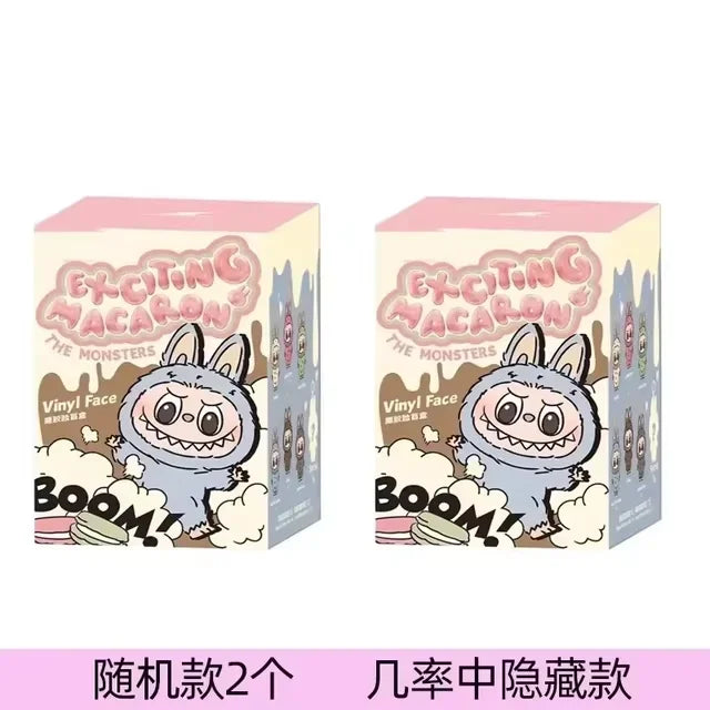 Anime Figure Kawaii For Labubu Blind Box Have A Seat Series PVC Pendant Doll Model Toy  Monster Keychain Kids Birthday Gifts