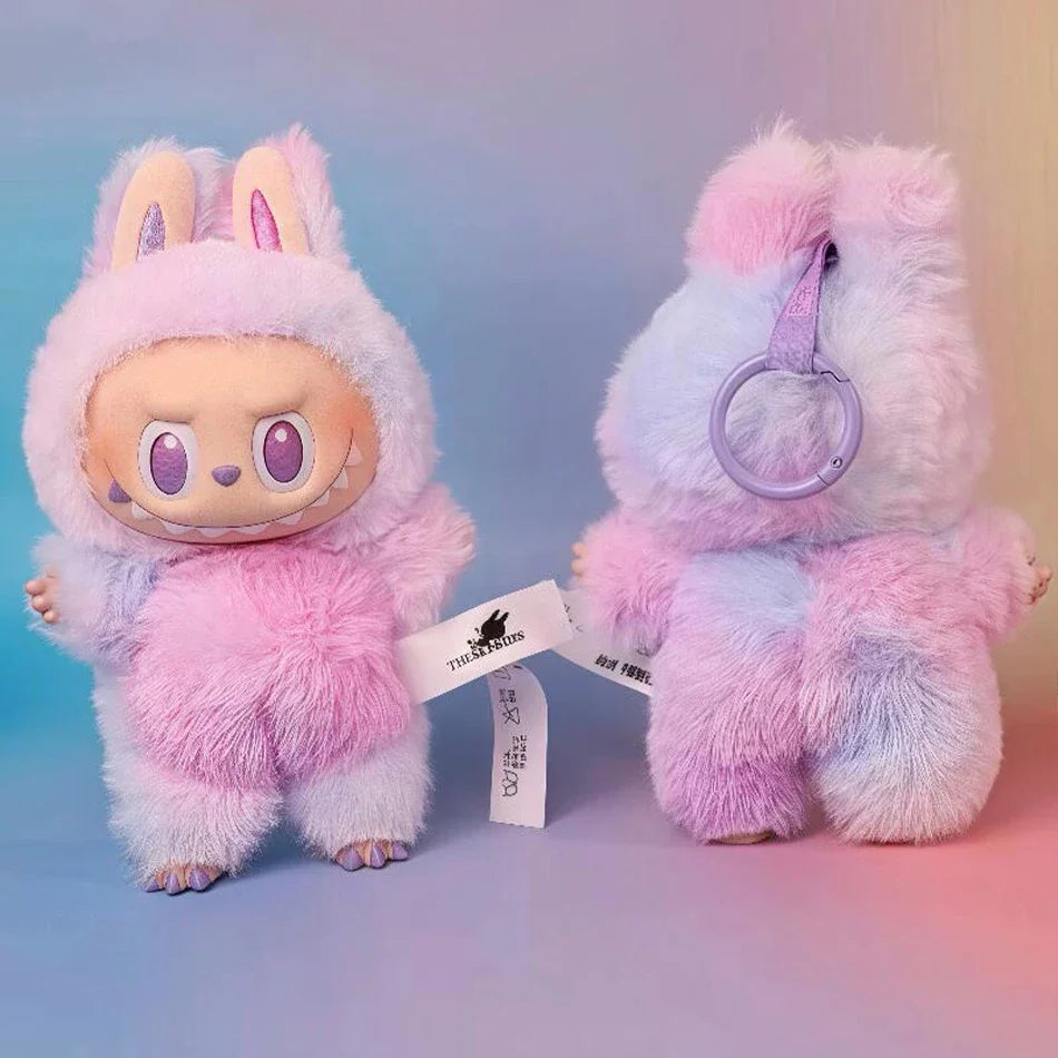 High Quality Macaron For Labubu V3 The Monsters Big Into Energy Series Blind Box Vinyl Plush Doll Pendant Gradient Color Gift
