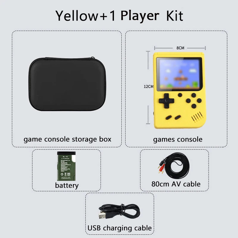 portable Built-in 500+ Classic arcade retro games Console for Gameboy Output Emulator TV 5 inch Video Game Handheld Game Player