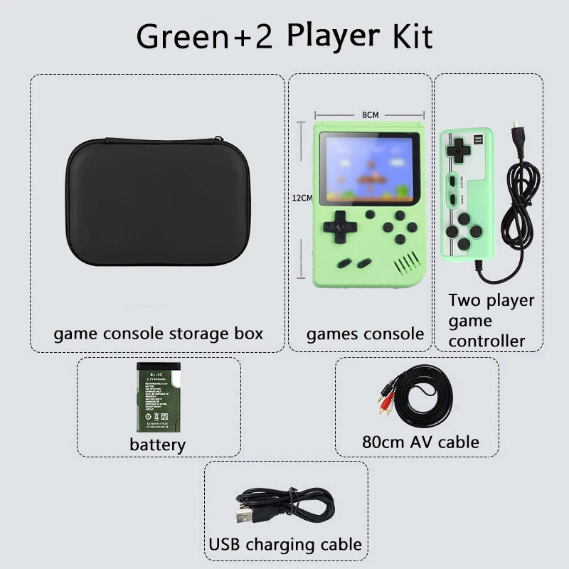 portable Built-in 500+ Classic arcade retro games Console for Gameboy Output Emulator TV 5 inch Video Game Handheld Game Player