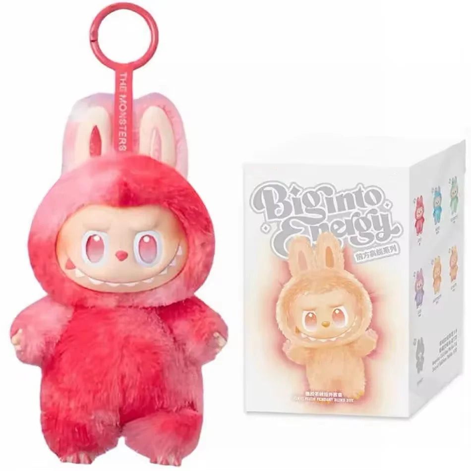 2025 New Quality Macaron For Labubu The Monsters Big Into Energy Series Blind Box Vinyl Face Plush Pendant Gradient Color Gifts