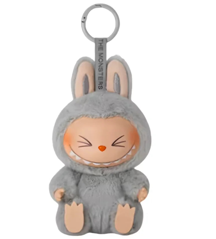 Anime Figure Kawaii For Labubu Blind Box Have A Seat Series PVC Pendant Doll Model Toy  Monster Keychain Kids Birthday Gifts