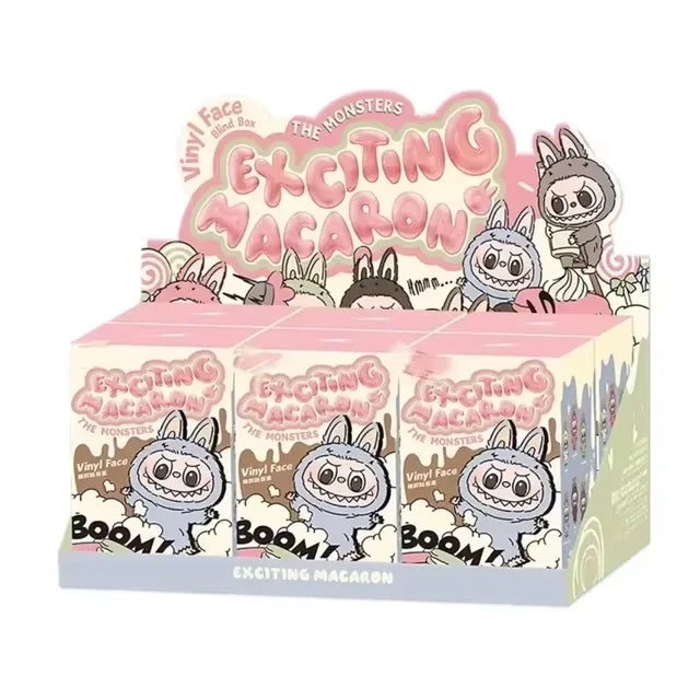 Anime Figure Kawaii For Labubu Blind Box Have A Seat Series PVC Pendant Doll Model Toy  Monster Keychain Kids Birthday Gifts