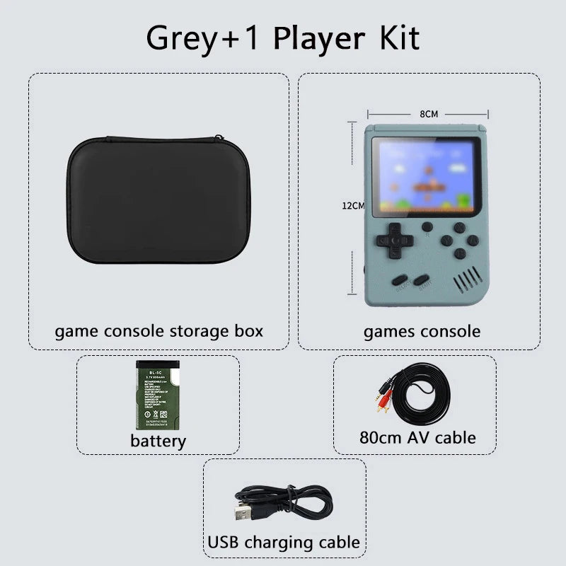 portable Built-in 500+ Classic arcade retro games Console for Gameboy Output Emulator TV 5 inch Video Game Handheld Game Player