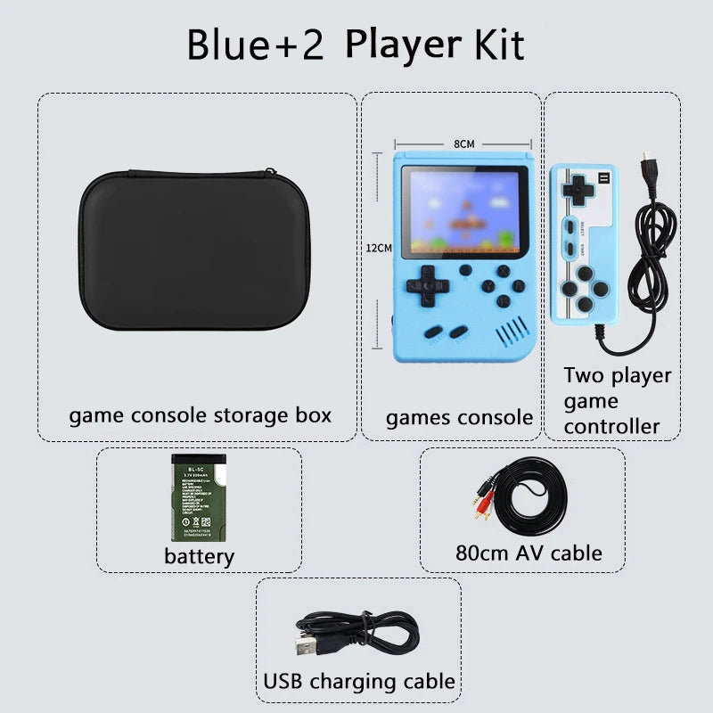 portable Built-in 500+ Classic arcade retro games Console for Gameboy Output Emulator TV 5 inch Video Game Handheld Game Player