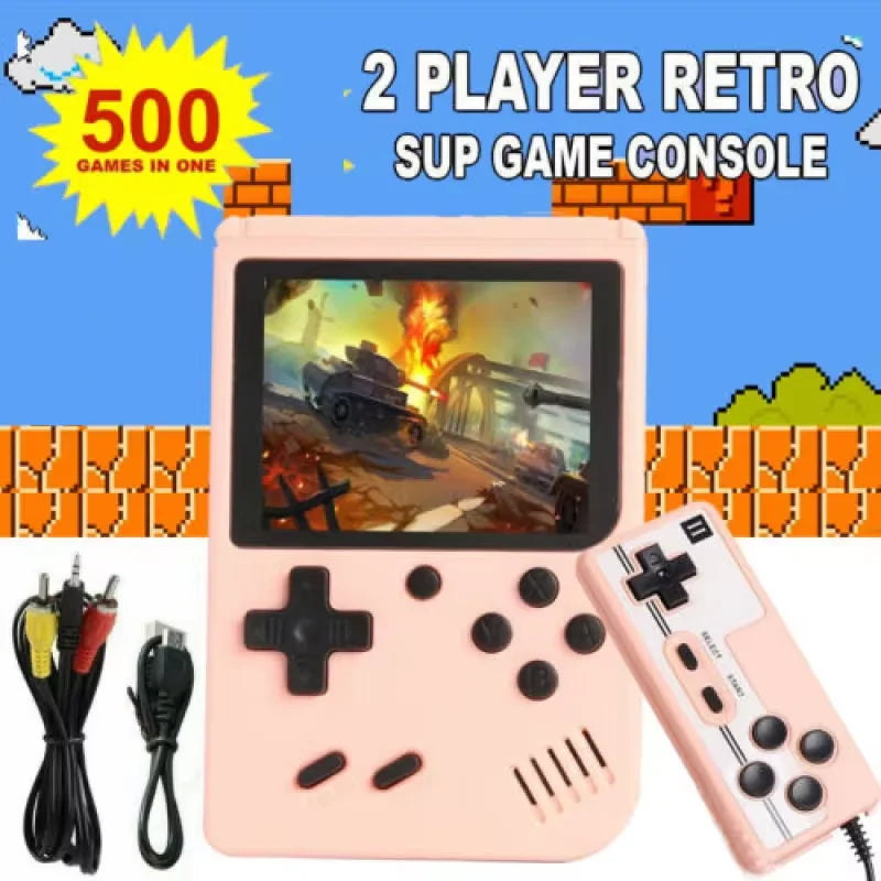 portable Built-in 500+ Classic arcade retro games Console for Gameboy Output Emulator TV 5 inch Video Game Handheld Game Player