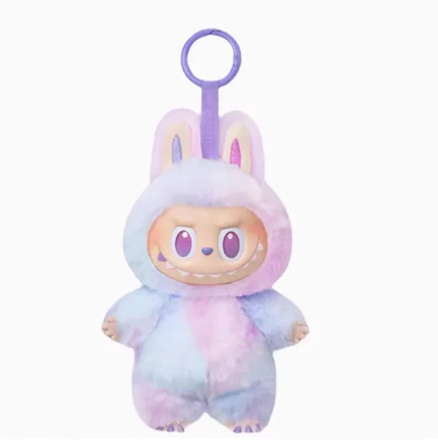 Anime Figure Kawaii For Labubu Blind Box Have A Seat Series PVC Pendant Doll Model Toy  Monster Keychain Kids Birthday Gifts