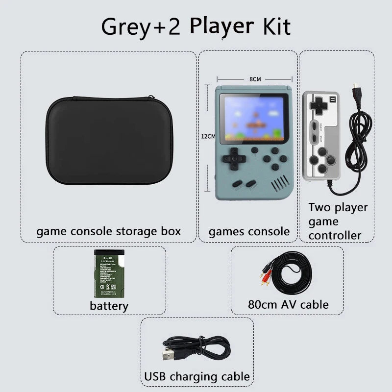 portable Built-in 500+ Classic arcade retro games Console for Gameboy Output Emulator TV 5 inch Video Game Handheld Game Player