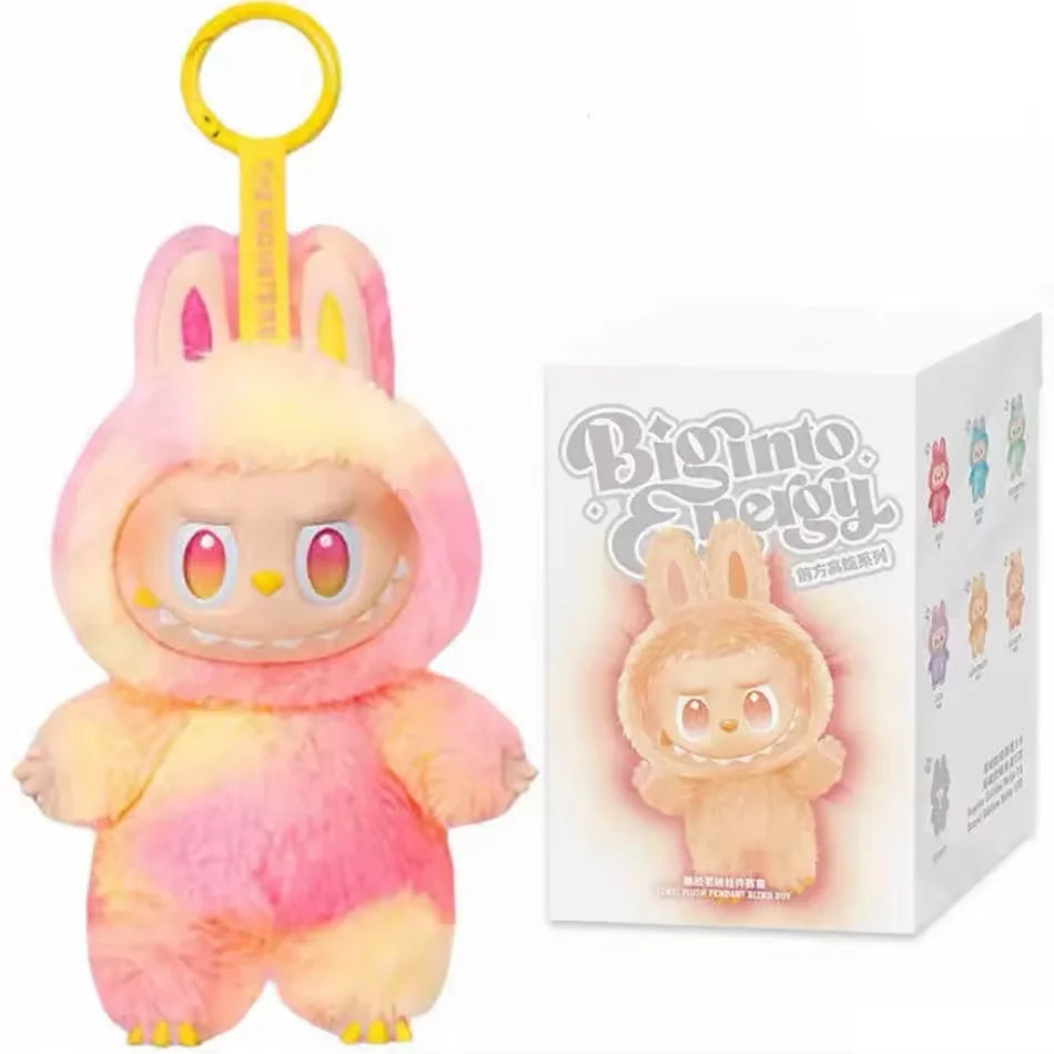 2025 New Quality Macaron For Labubu The Monsters Big Into Energy Series Blind Box Vinyl Face Plush Pendant Gradient Color Gifts