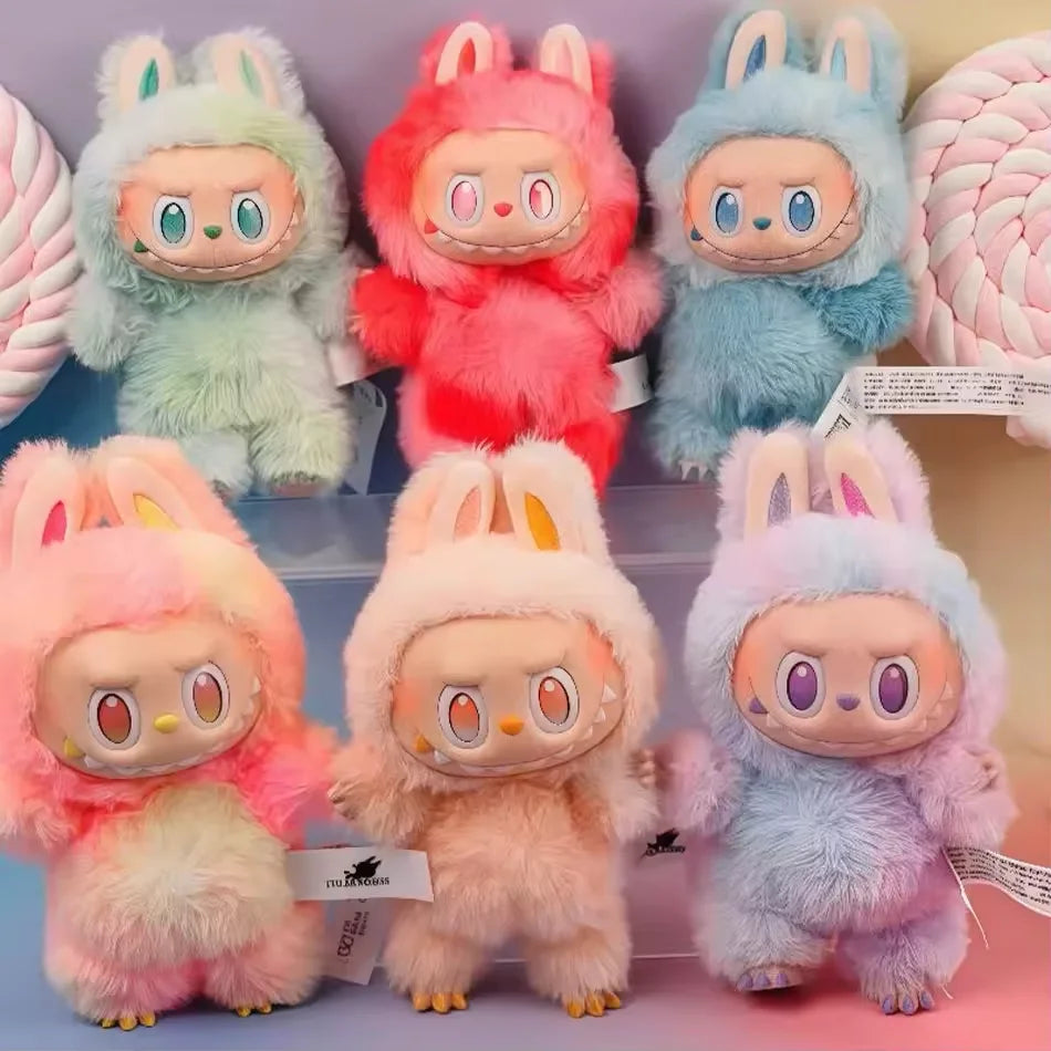 2025 New Quality Macaron For Labubu The Monsters Big Into Energy Series Blind Box Vinyl Face Plush Pendant Gradient Color Gifts